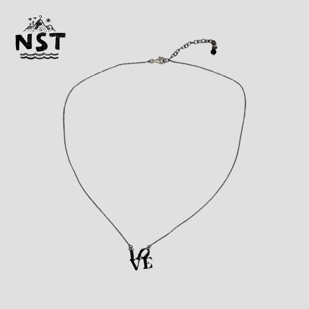 Silver Love Necklace